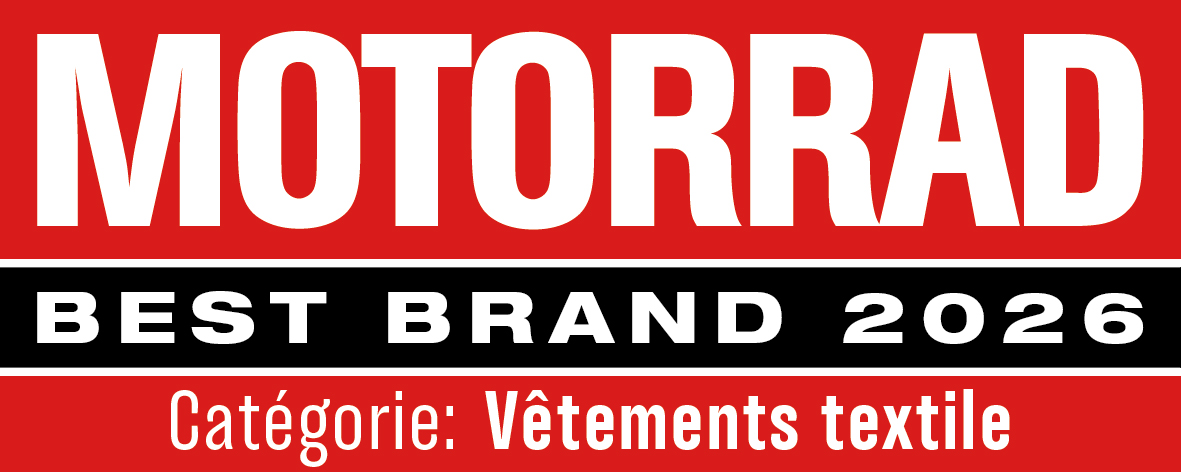 Held est la meilleur marque, la BEST BRAND 2026 dans la catégorie de vêtements textiles pour motard